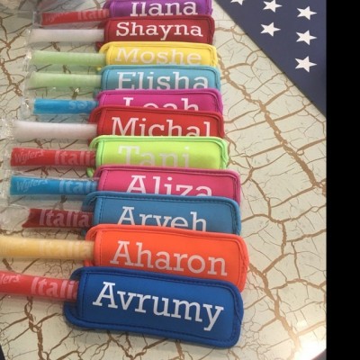 Personalized Popsicle Holder Ice Pop Holder For Kids Party Favors